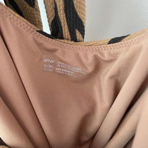 Aerie Wrap Around Tiger Print Swimsuit - NEW - XL Long - Picture 7 of 7
